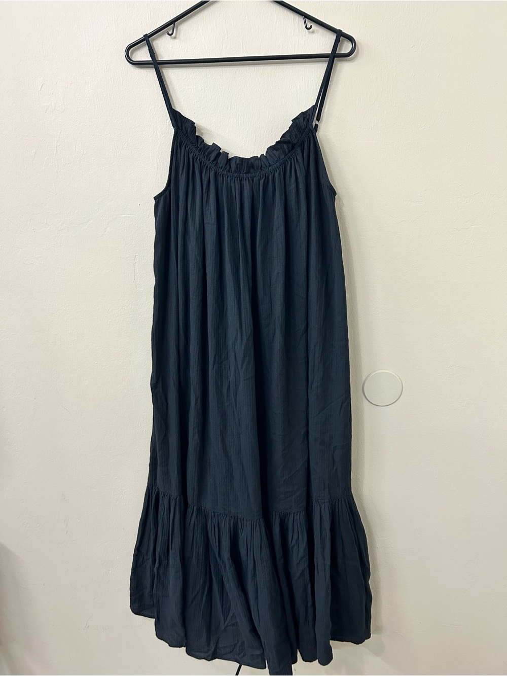 J.CREW NWT Ruffle beach dress in airy gauze L/XL